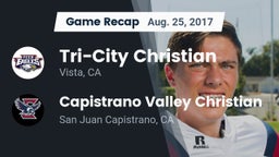 Recap: Tri-City Christian  vs. Capistrano Valley Christian  2017