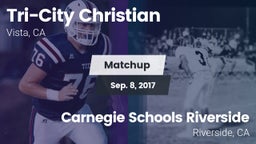 Matchup: Tri-City Christian vs. Carnegie Schools Riverside 2017
