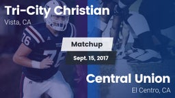 Matchup: Tri-City Christian vs. Central Union  2017