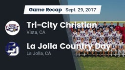Recap: Tri-City Christian  vs. La Jolla Country Day  2017