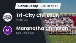 Recap: Tri-City Christian  vs. Maranatha Christian  2017