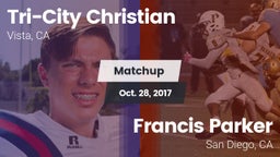 Matchup: Tri-City Christian vs. Francis Parker  2017