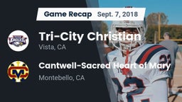 Recap: Tri-City Christian  vs. Cantwell-Sacred Heart of Mary  2018