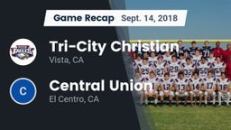 Recap: Tri-City Christian  vs. Central Union  2018