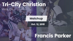 Matchup: Tri-City Christian vs. Francis Parker 2018