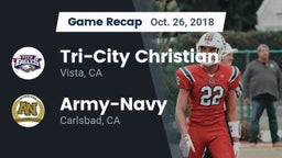 Recap: Tri-City Christian  vs. Army-Navy  2018