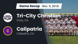 Recap: Tri-City Christian  vs. Calipatria  2018