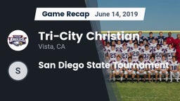 Recap: Tri-City Christian  vs. San Diego State Tournament 2019