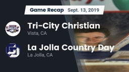 Recap: Tri-City Christian  vs. La Jolla Country Day  2019