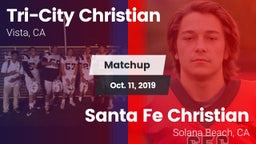 Matchup: Tri-City Christian vs. Santa Fe Christian  2019