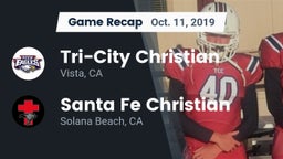 Recap: Tri-City Christian  vs. Santa Fe Christian  2019