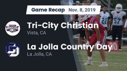 Recap: Tri-City Christian  vs. La Jolla Country Day  2019