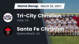 Recap: Tri-City Christian  vs. Santa Fe Christian  2021