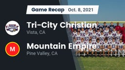 Recap: Tri-City Christian  vs. Mountain Empire  2021
