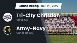 Recap: Tri-City Christian  vs. Army-Navy  2022