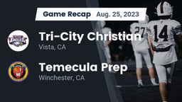 Recap: Tri-City Christian  vs. Temecula Prep  2023