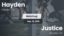 Matchup: Hayden vs. Justice  2016