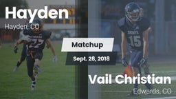 Matchup: Hayden vs. Vail Christian  2018