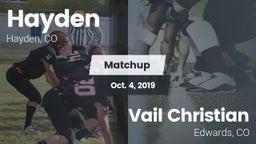 Matchup: Hayden vs. Vail Christian  2019