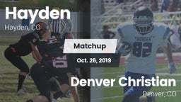 Matchup: Hayden vs. Denver Christian  2019