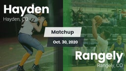 Matchup: Hayden vs. Rangely  2020