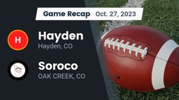 Recap: Hayden  vs. Soroco  2023