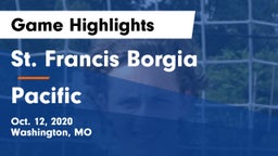 St. Francis Borgia  vs Pacific  Game Highlights - Oct. 12, 2020