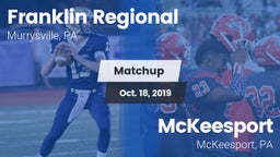 Matchup: Franklin Regional vs. McKeesport  2019