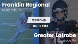 Matchup: Franklin Regional vs. Greater Latrobe  2020