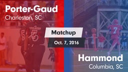 Matchup: Porter-Gaud vs. Hammond  2016