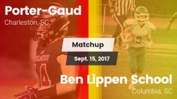 Matchup: Porter-Gaud vs. Ben Lippen School 2017