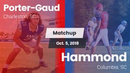 Matchup: Porter-Gaud vs. Hammond  2018