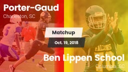 Matchup: Porter-Gaud vs. Ben Lippen School 2018