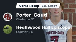 Recap: Porter-Gaud  vs. Heathwood Hall Episcopal  2019