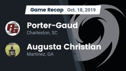 Recap: Porter-Gaud  vs. Augusta Christian  2019