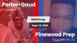 Matchup: Porter-Gaud vs. Pinewood Prep  2020