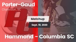 Matchup: Porter-Gaud vs. Hammond  - Columbia SC 2015