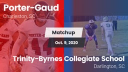Matchup: Porter-Gaud vs. Trinity-Byrnes Collegiate School 2020