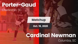 Matchup: Porter-Gaud vs. Cardinal Newman  2020