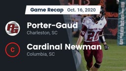 Recap: Porter-Gaud  vs. Cardinal Newman  2020