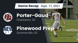 Recap: Porter-Gaud  vs. Pinewood Prep  2021