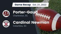Recap: Porter-Gaud  vs. Cardinal Newman  2022
