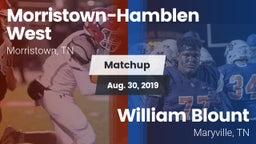 Matchup: Morristown-Hamblen W vs. William Blount  2019