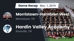 Recap: Morristown-Hamblen West  vs. Hardin Valley Academy 2019