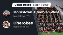 Recap: Morristown-Hamblen West  vs. Cherokee  2020