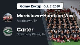 Recap: Morristown-Hamblen West  vs. Carter  2020