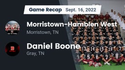 Recap: Morristown-Hamblen West  vs. Daniel Boone  2022
