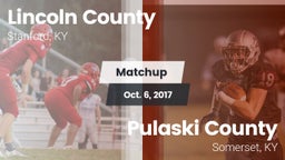 Matchup: Lincoln County vs. Pulaski County  2017