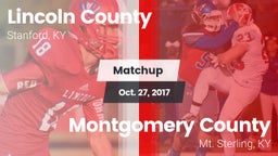 Matchup: Lincoln County vs. Montgomery County  2017