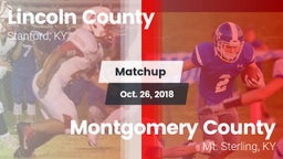 Matchup: Lincoln County vs. Montgomery County  2018